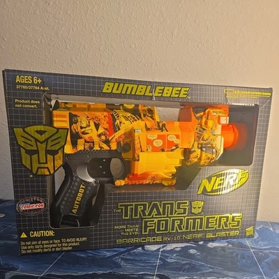 2011 NYCC Exclusive Hasbro Nerf Transformers Barricade RV-10 Nerf Blaster New - Image 1 of 4