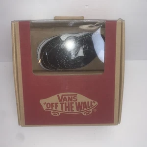 Vans Sk8 Hi Cuna Talla 1 Infantil Negro/Blanco Verdadero - Imagen 1 de 3