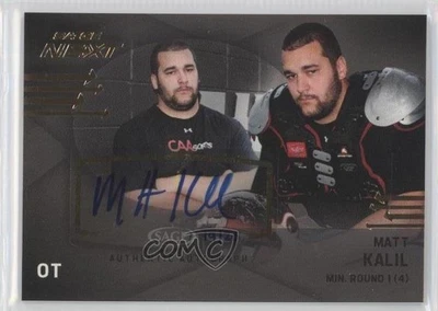 2012 SAGE Next Gold Foilboard /20 Matt Kalil #SA-28 Rookie Auto RC - Image 1 of 2