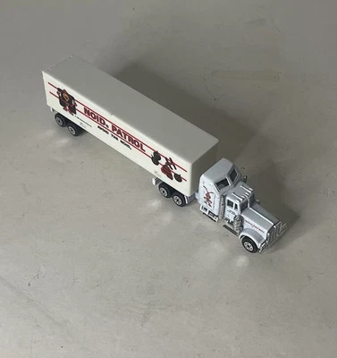 Винтаж 1988 Dominos Pizza Noid Patrol Mack Грузовик Игрушечный Трактор Прицеп Транспортное средство - Изображение 1 из 4