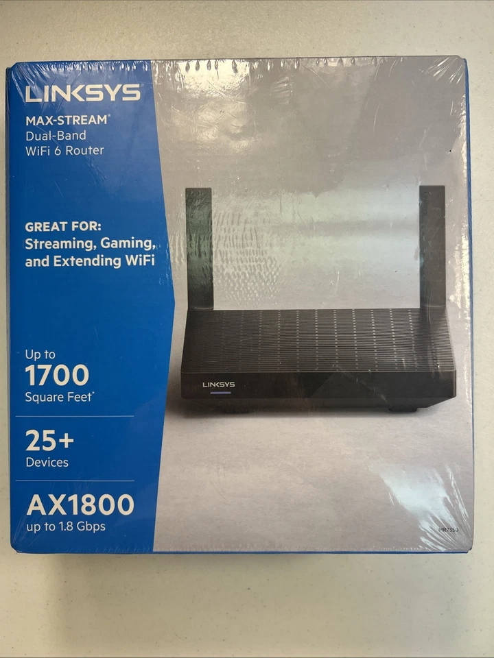 Linksys MR7350 Max-Stream Dual-Band Wi-Fi 6 Router - Image 1 of 4