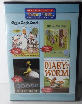 Giggle, Giggle, Quack / The Amazing Bone / Goose / Diary of a Worm (DVD) New  Foto 1 de 2
