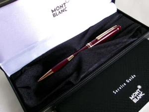 Montblanc Meisterstuck Classique 165 Pencil 0.5mm Burgundy GT Name Carved - Picture 1 of 14
