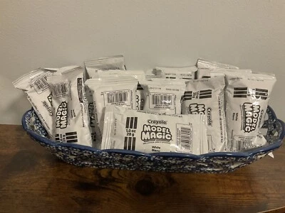 20- Crayola Model Magic Modeling Clay 1 oz White Brand New - Image 1 of 3