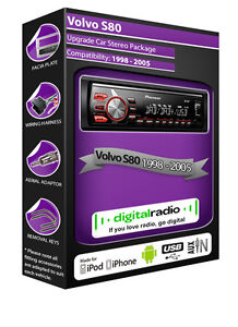 Volvo S80 DAB Radio, Pioneer Stereo USB Aux-Eingang Player + Gratis Antenne