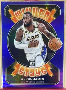 LeBron James 2021-22 Donruss Optic WINNER STAYS Purple - Picture 1 of 1