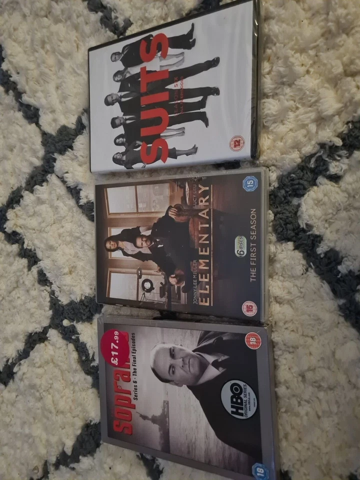 brand new and sealed sapranos, elementary & suits dvds - Image 1 of 4