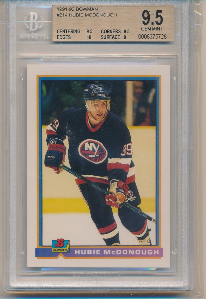 1991 Bowman Hubie McDonough (#214) (Population of 1) BGS9.5 BGS - Image 1 of 1