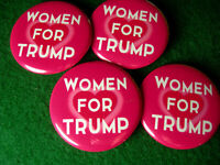 "Women for Trump 2020"  2 Button Set to Keep America safe