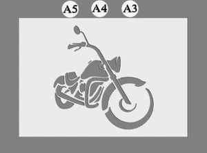 Motorrad Mylar Schablone A5/A4/A3 Größe 190 Mikron - Bild 1 von 5