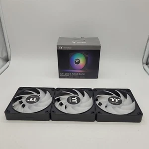 Thermaltake CT120 EX ARGB Sync PC Cooling Fan (3-Pack), 120 mm, CL-F181-PL12SW-A - Picture 1 of 3