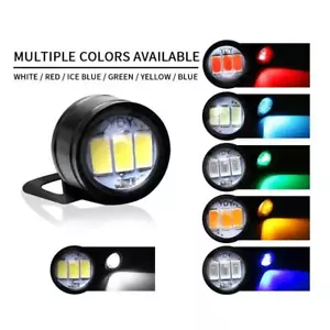 2pcs Motorcycle LED Drl Daytime Running Lights Mirror Eagle Eye LED Lamps - Picture 1 of 21