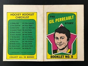 GILBERT PERREAULT 1971-72 O-PEE-CHEE / TOPPS BOOKLETS 71-72 NO 8     75778 - Bild 1 von 2