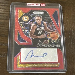 2023-24 Panini Prizm Bennedict Mathurin Signatures Choice Red Redemption 32/88 - Picture 1 of 5