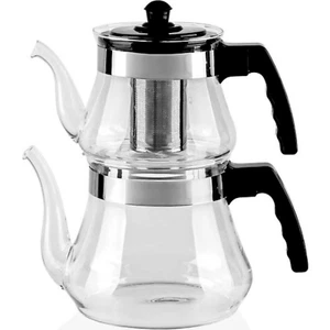 Turkish Glass Tea Pot. Fire Resistant, Modern Design, and Durable - Picture 1 of 5
