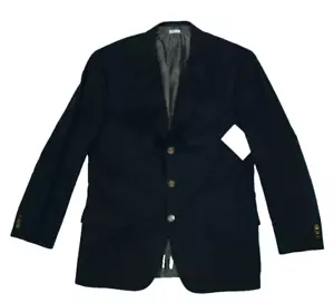 Chaqueta Blazer Abrigo Deportivo Brioni Para Hombres Verde Lana Muesca Solapa 3 Botones 51 R - Imagen 1 de 11