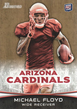 2012 Bowman Football Gold #140 Michael Floyd RC