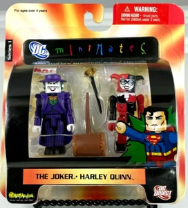 DC Minimates The Joker And Harley Quinn Figures Series 1 Art Asylum Sealed 2006 - Bild 1 von 12
