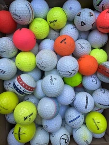 80 Hit Away Shag Assorted Used Golf Balls - Picture 1 of 8