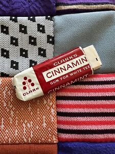 Vintage Clark’s Cinnamint Gum Wrapper + 3 2 Unopened Sticks For White Teeth