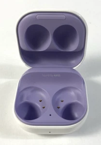 Funda de carga original Samsung Galaxy Buds 2 SM-R177 SOLO blanca púrpura de distribuidor - Imagen 1 de 4