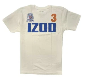 IZOD BOYS SHIRT - LOGO FRONT SZ XLARGE 18 20 IVORY - TOP TEE SHIRT PRINTED KIDS - Picture 1 of 1