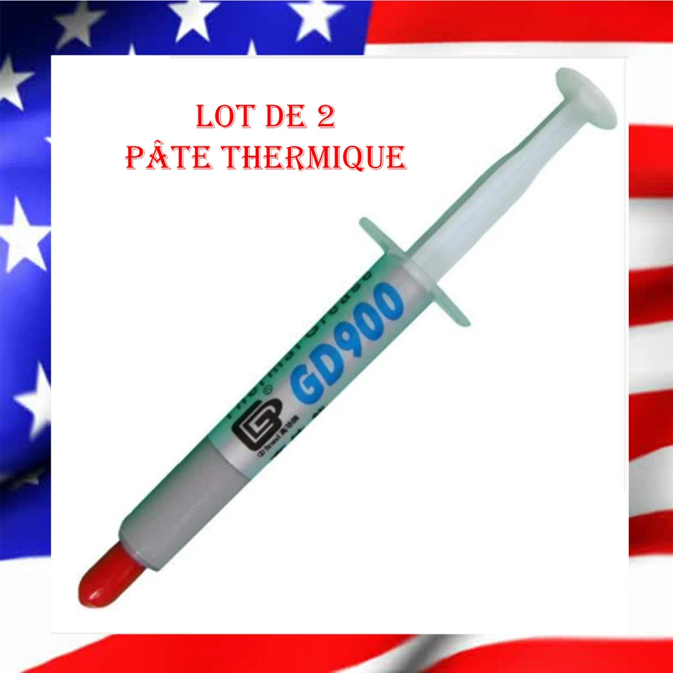 2 Seringues 1 g Pate Thermique Silver Argent Processeur Cpu Gpu PS3 PS4 XBOX ONE - Photo 1/1