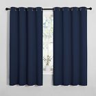 Nicetown Blackout Draperies Curtains All Season Thermal Insulated Solid Gromm...
