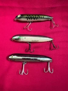 Set of 3 HEDDON Zara Spook Fishing Lures Rowland  Original 2 Hook - Picture 1 of 5
