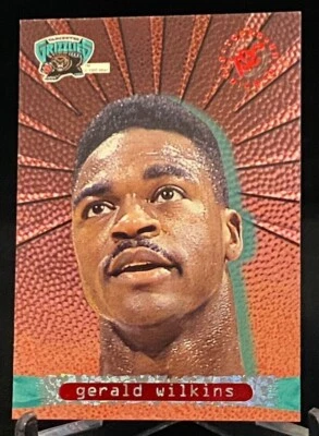 1995-96 Stadium Club Inaugural Year Vancouver Grizzlies #E155 Gerald Wilkins - Image 1 of 2