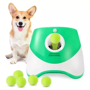 Automatic Dog Ball Launcher Pet Play Toys Ball Thrower Fetch Machine For Dogs - Picture 1 of 15
