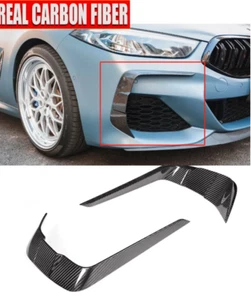 For BMW 8 Series G14 G15 G16 2018+ Real Carbon Fiber Front Bumper Side Splitter - Bild 1 von 8