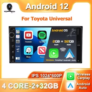 Android 12 Car Stereo GPS For Toyota Hilux Prado Kluger Yaris Navi Head Unit SWC - Picture 1 of 18