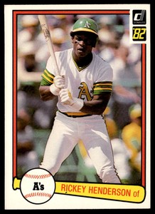 1982 Donruss #113 Rickey Henderson   Baseball