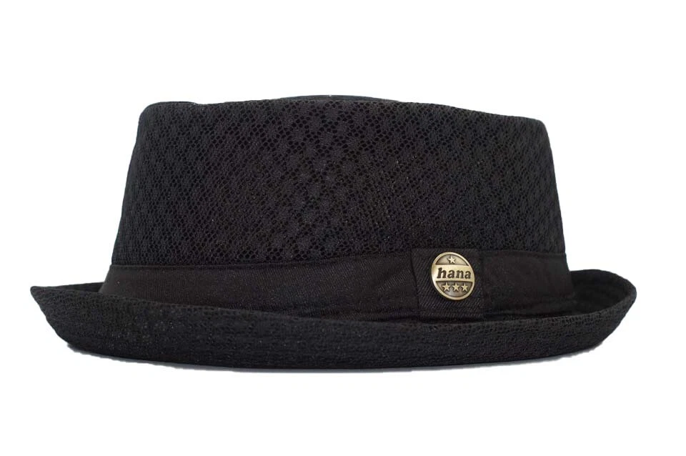 Fedora Porkpie Malla Fedora Peso Ligero Clásico Suave Fresco Verano Malla Porkpie Foto 1 de 2