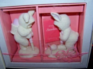 Snowbunnies EASY DOES IT - Set of 2 - Dept. 56 - NIB! - Picture 1 of 5