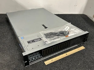 Dell PowerEdge R740 Server W 2x Intel Xeon Silver 4112 & 32GB RAM w/ Power Cord - Picture 1 of 7
