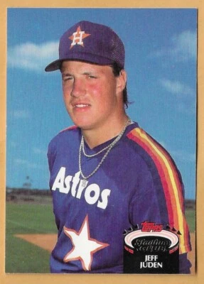 JEFF JUDEN HOUSTON ASTROS #479 - TOPPS STADIUM CLUB NM-MT 1992 - Image 1 of 2
