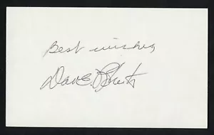 Dave Roberts signed autograph auto 3x5 index card Baseball Player 8164 - Picture 1 of 1