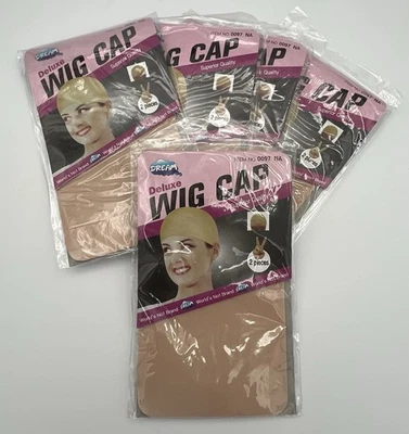 Nuevo 10 Dream Deluxe Peluca Gorra 0097 NA Beige OSFA 5 Paquetes Total Foto 1 de 2