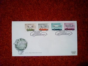 GB FDC ROYAL MAIL 1982 BRITISH MOTOR CARS FORD SIERRA CHIPPENHAM SPECIAL P/MARK - Picture 1 of 1