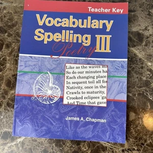 A Beka Book Vocabulary Spelling Poetry III 9th Grade TEACHER KEY 18422009 - Picture 1 of 5