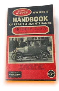 Ford Owner's Handbook of Repair & Maintenance Models T & A, Fordson Farm Tractor - Picture 1 of 6