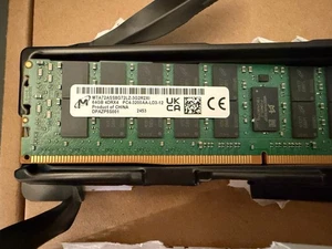 🔥🔥🔥 MICRON MTA72ASS8G72LZ-3G2R2 64gb 4drx4 PC4-3200AA 3200MHz DDR4 Memory - Picture 1 of 2