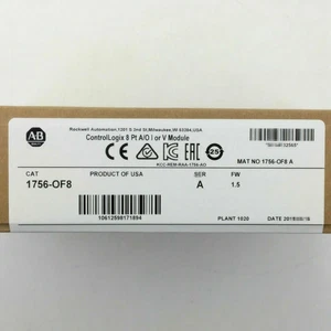 New Factory Sealed AB 1756-OF8 ControlLogix PLC Output Module 1756OF8 - Picture 1 of 3