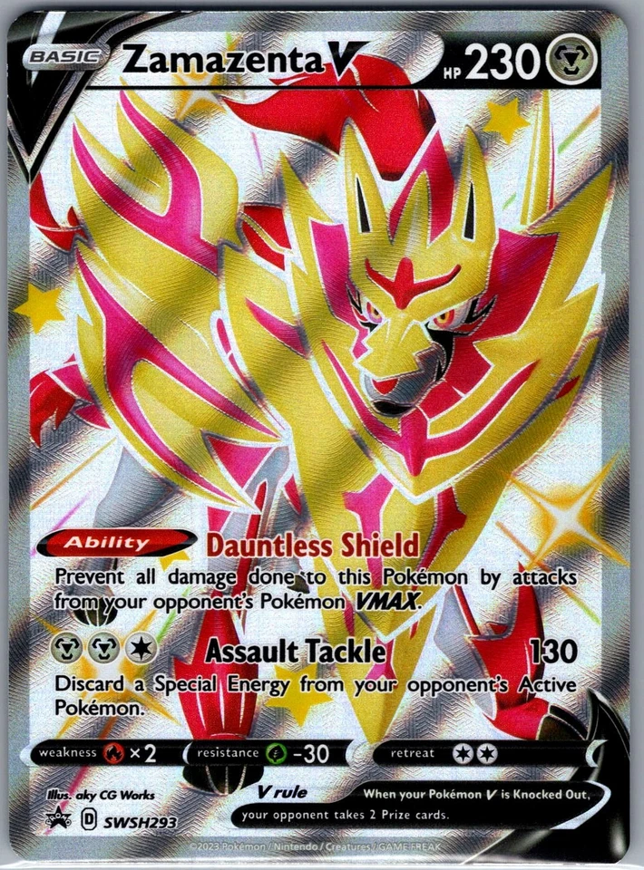 Zamazenta V - SWSH293 SWSH: Sword & Shield Promo Cards - Pokemon Card - NM - Image 1 of 2
