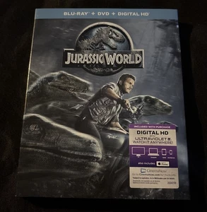 Jurassic World - (Blu-ray, DVD, 2015) Chris Pratt Dinosaurs - Imagen 1 de 8