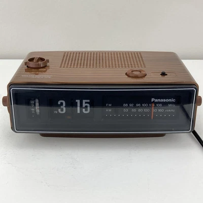 DEFECTUOSO Vintage Panasonic RC6030 Reloj Abatible AM FM Radio Marmota Día G3D Foto 1 de 4