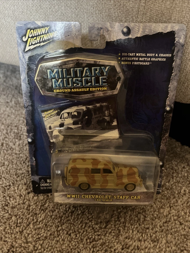 Coche Chevrolet Staff Johnny Lightening escala 1:64 MILITARY MUSCLE SEGUNDA GUERRA MUNDIAL Foto 1 de 1