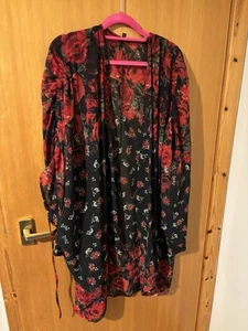 RI Kimono Red/Black Size 14 - Picture 1 of 3